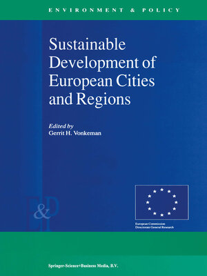 cover image of Sustainable Development of European Cities and Regions